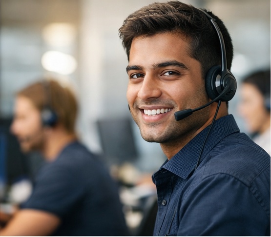 Support representative on call